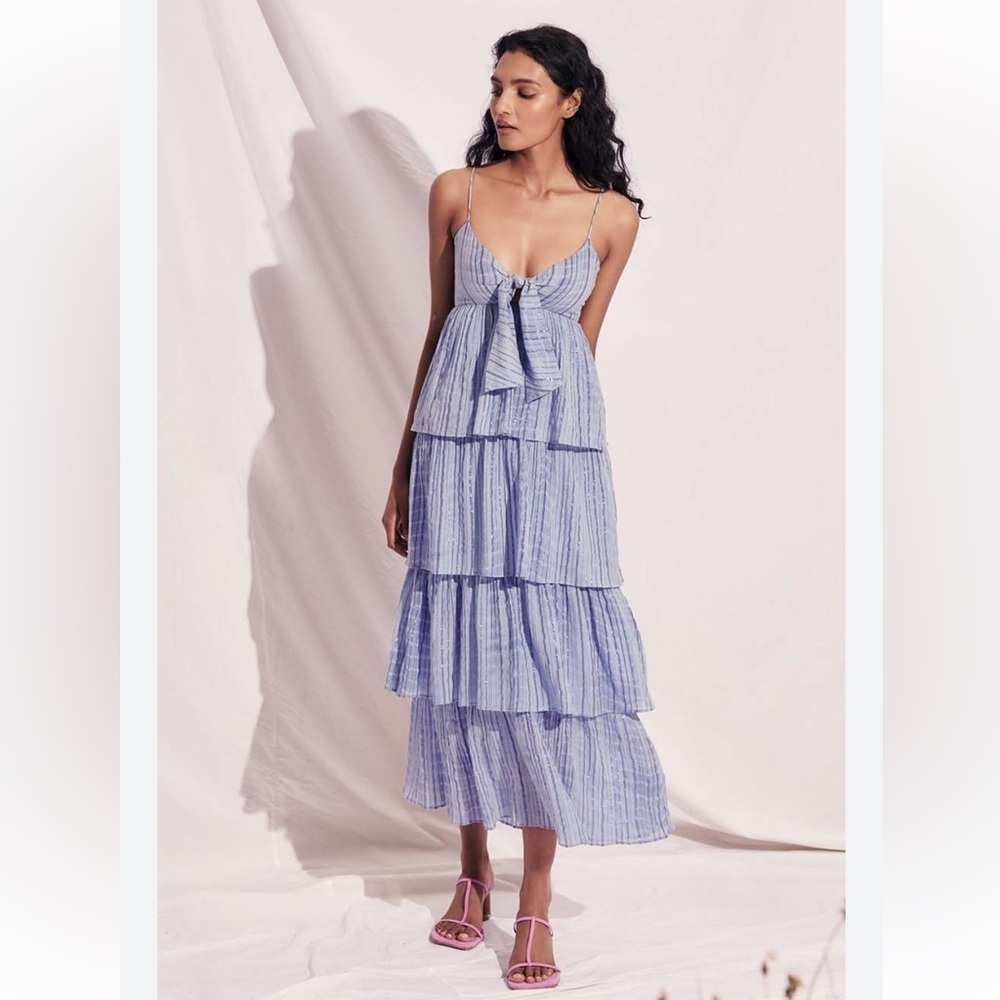 Saylor Jameela Tiered Dress NWT 🩵 Size Small - Picture 7 of 14